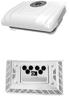 NEDOES RV Truck Air Conditioner, Truck Heating and Cooling Car Air Conditioner, Overhead Unit, 12v24v, Car Air Conditioner (12V)