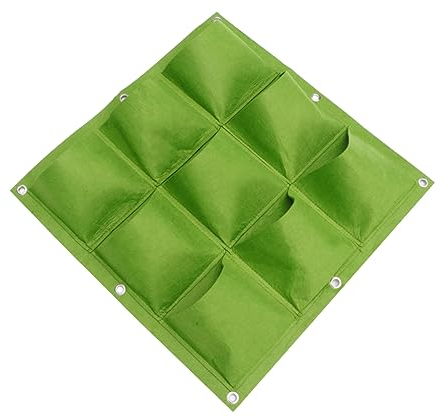 Happyyami Hängende Kräuterpflanzgefäße Pflanzgefäße Für Zimmerpflanzen Vertikal Hängender Kultursack Erdbeer-pflanzbeutel Wandtaschen Für Pflanzen Lebende Wand Vanille Dekorative Wand