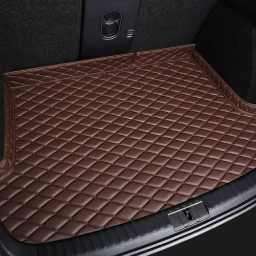 GOYMFK Auto Kofferraummatten für Honda CR-V 5 Sitze 2023 2024 Hohe Seite Wasserdicht Hinteren Kofferraum Cargo Liner Innen Zubehör,Coffee