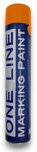 One Line Semi-Permanent Line Marking Paint 750ml (Orange)