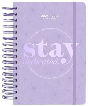 Kokonote - Agenda Scolaire 2024 2025 Journalier Lilas | Agenda Spirale - Août 2024 à Juillet 2025