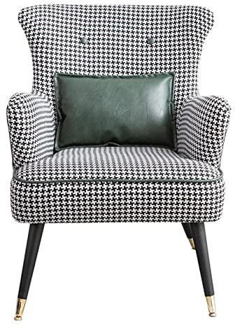 WUFUE Sofa Einzelsofa Leder Zimmer Schlafzimmer Esszimmer Relax Chaise Couch Möbel