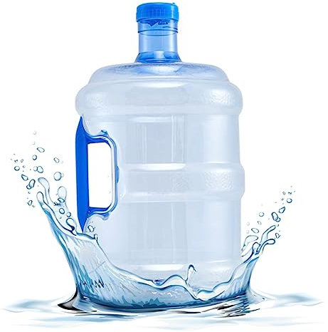 Muzrunq Plastikwasserflasche 10 l Wasserkrug mit Leckquerschnitt transparenter Flasche Kein Geruch versiegelt wiederverwendbare staubfeste tragbare Wasserflaschenbehälter für Haus im Freien