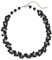 Bulinlin Perlen Kette Damen Perlen Statement Choker Kette Boho Bunt Modeschmuck Geburtstag Geschenke für Frauen(Black)