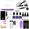 V Light Hair Extensions Kit - UV Light Connector, Glue *3, 2 Packs Hair Extension Film, 2 Combs, 2 Clips