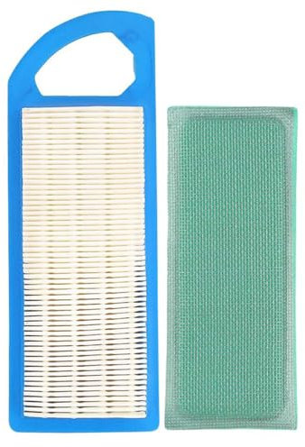 ANCLLO Lot de 2 filtres à air pour Tondeuse à Gazon avec pré-Filtre pour Moteurs Briggs Stratton, Remplacement pour 697153 698083 795115