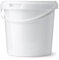 Ultimo Designs 5 Litre White Bucket With Airtight, Leak-Proof, Tamper Evident Lid & Plastic Handle
