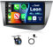 4GB+64GB 8 Core Autoradio per Seat Leon 2005-2012, Hodozzy Android 9 Pollici IPS Touch Screen GPS Navigatore Wireless Carplay Android Auto Mirror Link 2 Din Radio Bluetooth DSP WiFi FM RDS Telecamera