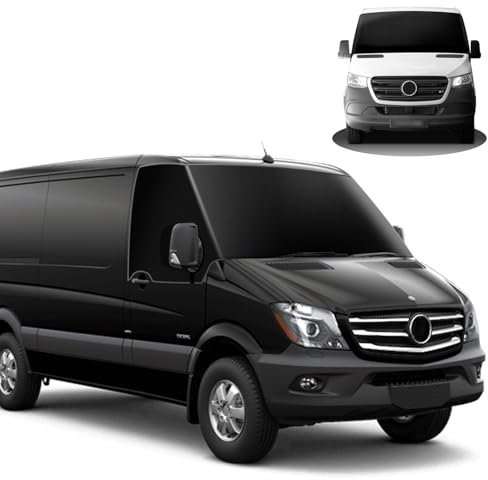 MaxEarn für Mercedes Sprinter 2006-2018 Auto Windschutzscheiben Abdeckung, 600D Wasserdicht Sonnenschutz Frontscheibe Thermomatten, Blackout Anti-UV/Frost/Ice/Staub Wrap Cover für Mercedes Sprinter