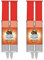 SDMAX Rapid Set Epoxy Resin, Heat-Resistant, Easy To Use, Strong & Durable Bond, Waterproof, DIY Crafts Repairs, Ideal Use On Metal, Wood, Ceramic, Glass, Plastic (2PCS)