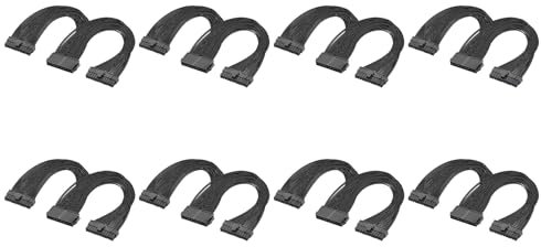 Ohewiiuk 8X Dual PSU Power Supply 24-Pin ATX Motherboard Splitter Cable,24Pin(20+4) for ATX Motherboard Extension Cable