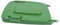 GALPADA 1Pc Large Sanitation Waste Bin Lid Plastic Cover for Outdoor Dustbins Replacement Lid Only Trash Can Not Included for Waste Management