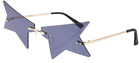 Homoyoyo Randlose Party Sonnenbrille Legierung Kreative Lustige Brille Unisex Festival Foto Requisite