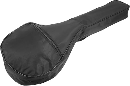 TOVINANNA Chic Mandolin Bag Container with Strap Storage Case for Acoustic and Electric Mandolins Practical Organizer for Guitar Players
