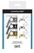 Born To Vape presente Lot de 3 Coques Manette PS5 - Chrome Noir-Or-Argent et son sticker BTV exclusif collectionnable