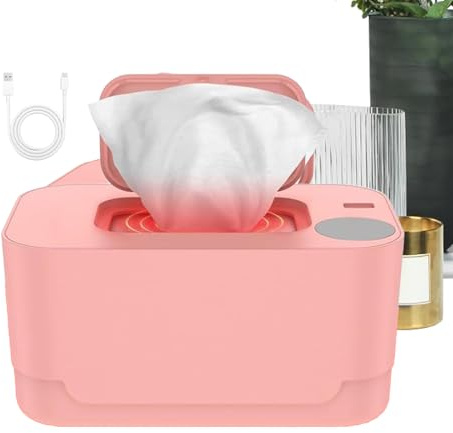 Wipe Warmer Home Use Wet Wipes Warmer with Even Heating | Portable Space-Saving Diaper Heater Holder Case for Living Room