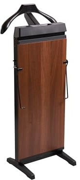 Corby 3300 Trouser Press for Creases, Wall Mounted or Freestanding Garment Press, UK Plug, Walnut