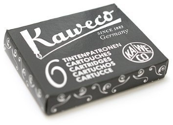 Kaweco Fountain Pen Ink Cartridge - Black - Pack of 6 by Kaweco Office Product
