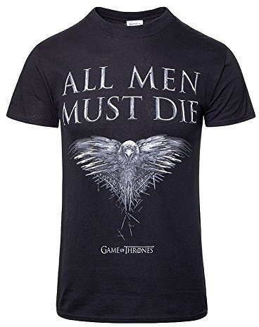 Game of Thrones T-Shirt All Men Must Die (Crow)