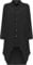 WearAll® Women's Plus Batwing Shirt Dress Long Sleeve Dip Hem Hi Lo Button Collar Ladies - Black - 16-18