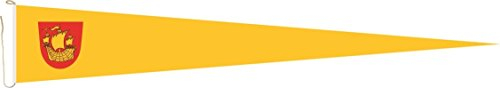 U24 Langwimpel Rerik Fahne Flagge Wimpel 250 x 40 cm Premiumqualität