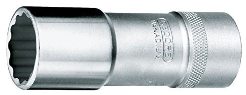 Llave de vaso 1/2, forma larga 17 mm