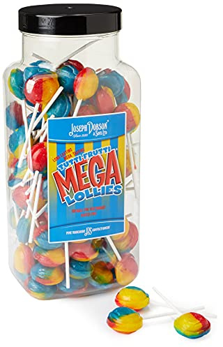 Joseph Dobson & Sons Tutti Frutti Mega Lollies, 1.99 kg, Pack of 1