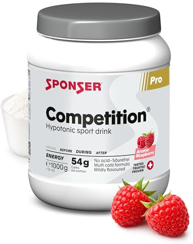 SPONSER Competition® 1000g Dose, Raspberry, Hypoton und säurefrei