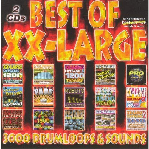 Best Service XXLarge 3000 Drumloops & Sounds (Audio-CD)