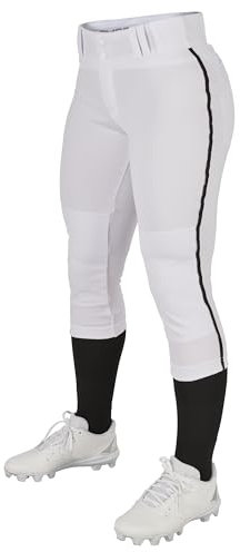 CHAMPRO Women's Tournament Low Rise Softball Pants with Side Piping
