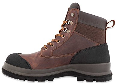Carhartt Herren Detroit Rugged Flex® 15 cm hoher S3-Sicherheitsstiefel, Dunkelbraun, 42
