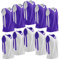 10 Stück wendbare Herren-Basketballtrikots aus Netzstoff – blanko Teamuniformen für Sport, Scrimmage Bulk, violett / weiß, Einheitsgröße