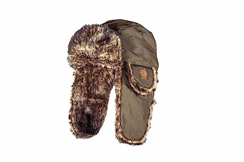 Nash ZT Trapper Hat Small C5090 Wintermütze mit Kunstfell Mütze Angelmütze Ohrenmütze