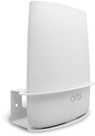ALLICAVER Compatible Wall Mount Netgear Orbi, Sturdy Metal Made Mount Stand Holder Compatible Orbi WiFi Router RBS40, RBK40, RBS50, RBK50, AC2200, AC3000. (1 pcs)