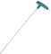 sourcing map T Griff Sechskantschlüssel 4mm Metrischer Chrom-Finish DE