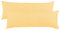 CelinaTex BeNature Kissenbezug Doppelpack 40 x 145 cm Creme gelb Baumwolle Seitenschläferkissen Bezug Jersey