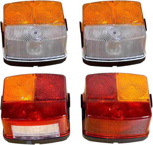 Bajato 12V Rücklicht und Blinker mit Metallgehäuse – kompatibel mitJohn Deere, IH, Deutz-Fahr 3223263R91, 83873C1, AL67208-11001103A11001203