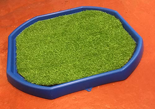 Tiger Moon The Tiger Moon Trading Company Ltd Sensory Artificial Grass Tuff Tray Mat Insert - 86 x 86 cm - Ideal for Large Tuff Spot Tuff Tray - Tuff Tray NOT Included