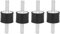 DIOVERDE 4pcs M6 Gummilager, Anti-Vibration, Silent, Auto-Boot Bobbins (VV20 * 15 M6 * 18)
