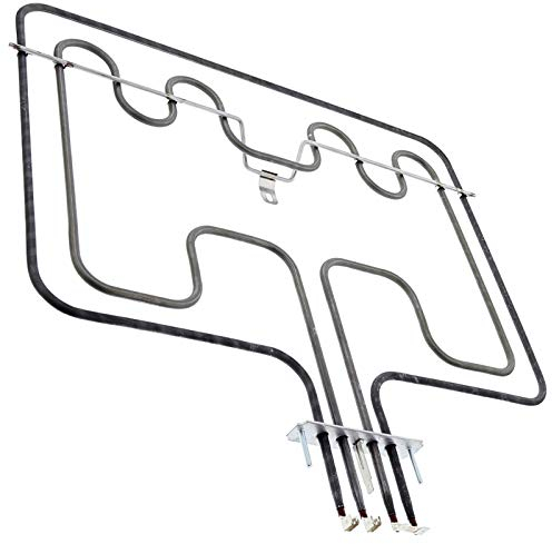 SPARES2GO Dual Grill Heating Element Compatible with Zanussi Cooker (2700W)