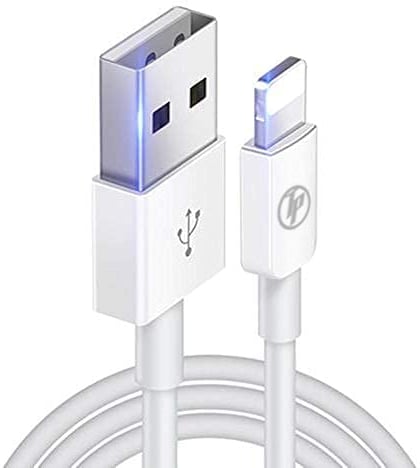 TECHNOPLAY 1m USB Charger Sync Wire Cable Lead compatible with iPhones 11, 11pro, X, XS,XR, XS MAXX 8, 7, 6S, 6, 8 Plus, 7 Plus, 6S Plus 5 SE i-Pad Mini/Air, Airpods