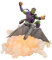 DIAMOND Green Elf Statue Comicm Version 27cm
