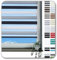 Rollmayer Doppelrollo Klemmfix ohne Bohren Klemmrollo Fensterrollo Duo Rollo Sonnenschutzrollo Zebrarollo Seitenzugrollo für Fenster und Tür (Weiß Grau Schwarz - 115 x 150 cm - BxH)