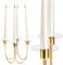 Vesici 100 Pieces Candle Drip Protector Bobeches Clear Candle Rings for Candlestick Holders Round Plastic Wax Catchers for Wax Protectors Church Service Wedding Party Home