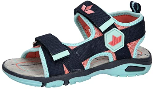 Lico Unisex Kinder Palau V Sandalen, Marine Türkis Lachs, 35 EU