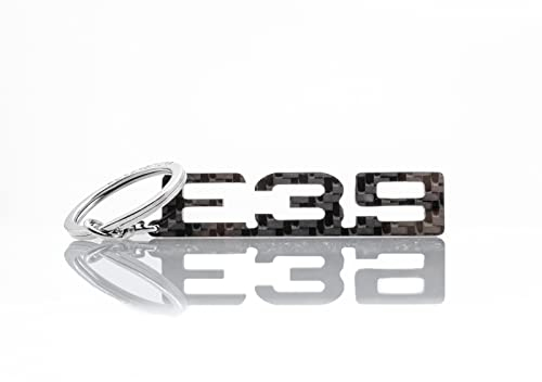 BlackStuff Carbon Karbonfaser Schlüsselanhänger Abzeichen Kompatibel mit M5 E39 BS-327