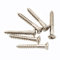 Musiclily Ultra 3.5x25mm Stainless Steel Countersunk Mounting Screws for Electric Guitar Bass Bridge or Strap Button, Nickel (Set of 6)
