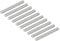 DMiotech 10 Stk. volles Gewinde Stab 304 Edelstahl rechte Hand Gewinde Stab Stange Klammer und U-Bolzen M6x60mm