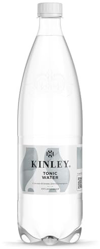 Kinley Tonic Water, Acqua Tonica con note di Limone, Lime e Lemongrass, Adatta alla Mixology, Per Drink Rinfrescanti e dal Sapore Inconfondibile, Bevanda Analcolica - 1 Bottiglia da 1 L