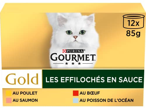GOURMET GOLD Effilochés en Sauce 12x85g